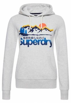 Superdry CORE LOGO - Hoodie - Oatmeal Marl -Superdry Shop 00632c92d6e54e03b82631553161b345
