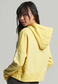 Superdry CODE CORE - Hoodie - Pale Yellow