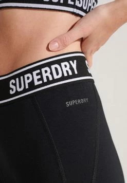 Superdry INDEPENDENT TAPE - Leggings - Trousers - Black -Superdry Shop 009c7f53c52346e591d37ec02f207778