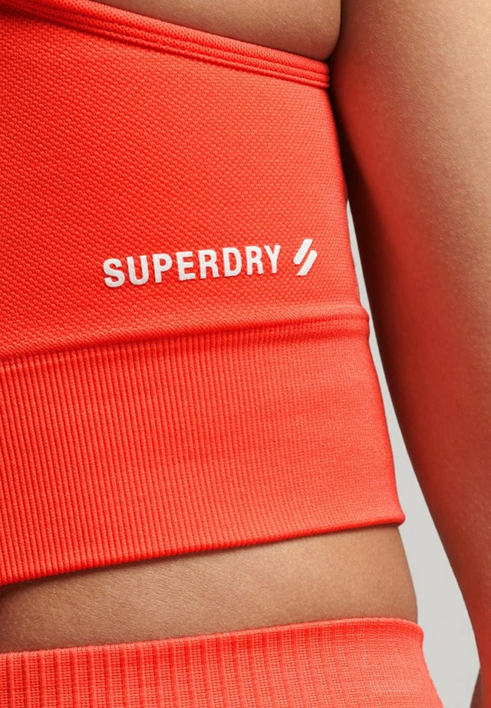 Superdry CORE IMPACT - Bustier - Hot Coral 3 Superdry CORE IMPACT - Bustier - Hot Coral - Image 3