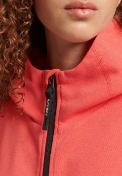 Superdry CODE TECH HUPPARI - Zip-up Sweatshirt - Hyper Fire Coral -Superdry Shop 00b64dd21588444f8d4668e911d74f38