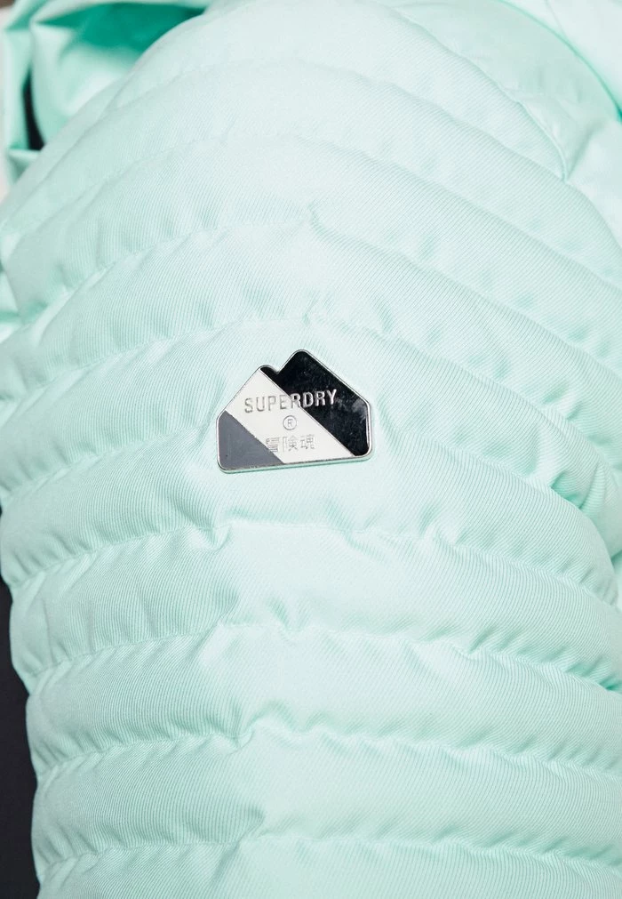 Superdry SNOW LUXE PUFFER - Ski Jacket - Light Blue 8 Superdry SNOW LUXE PUFFER - Ski Jacket - Light Blue - Image 8