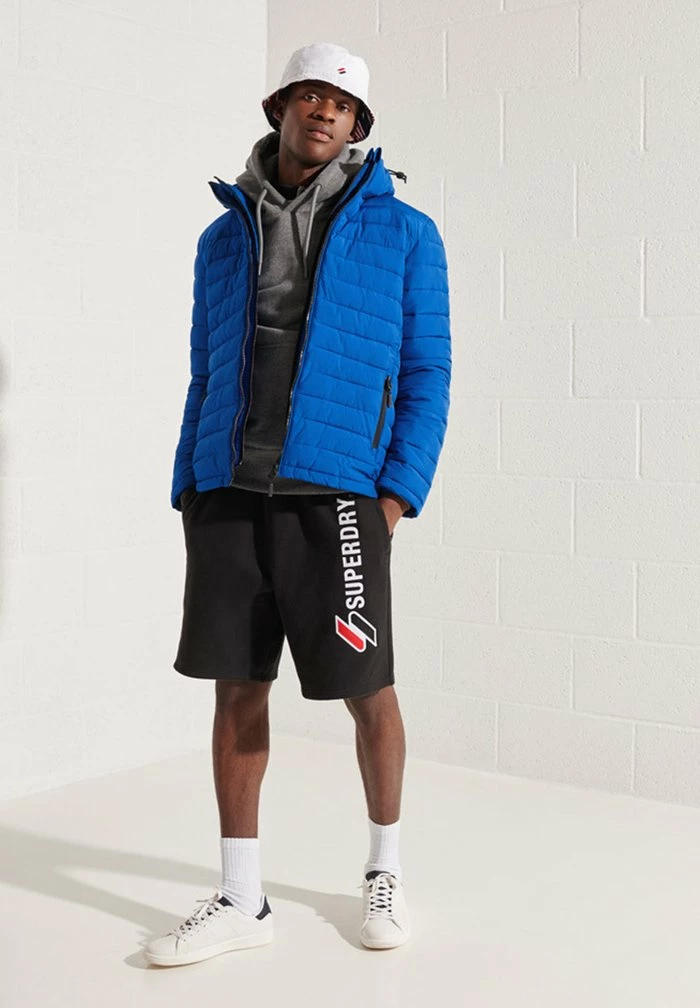 Superdry Hoodie - Mid Grey Marl 1 Superdry Hoodie - Mid Grey Marl