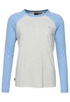 Superdry VINTAGE BASEBALL 3/4 SLEEVED - Long Sleeved Top - Halifax Blue Marl Off White Marl 7 Superdry VINTAGE BASEBALL 3/4 SLEEVED - Long Sleeved Top - Halifax Blue Marl Off White Marl -Superdry Shop 013b40fe0ebb46dcb9babbf9cad7c2c2