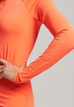 Superdry LONGSLEEVE - Shift Dress - Hyper Fire Coral 8 Superdry LONGSLEEVE - Shift Dress - Hyper Fire Coral -Superdry Shop 014dc630d07a440baddd33d2af9e23cd