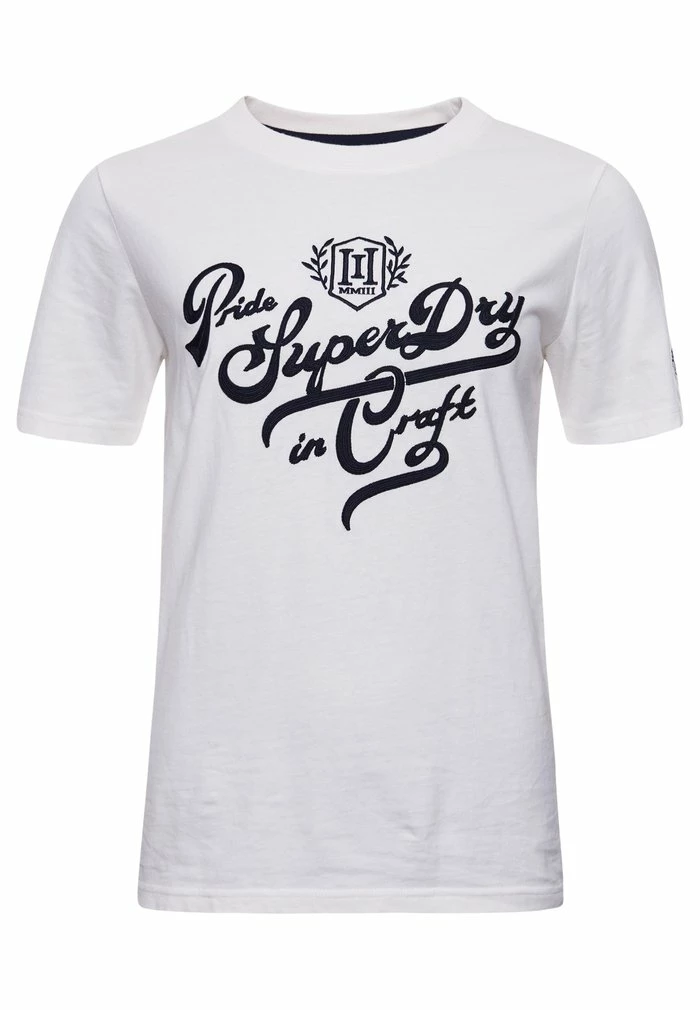 Superdry PRIDE - Print T-shirt - Ecru 4 Superdry PRIDE - Print T-shirt - Ecru - Image 4