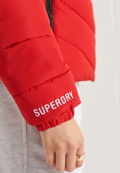 Superdry Winter Jacket - Risk Red -Superdry Shop 017a9d0eabbc4a7d8971ab97cf24e649