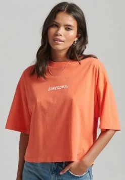 Superdry CORE - Print T-shirt - Desert Pink