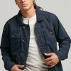 Superdry VINTAGE RANCH - Summer Jacket - Eclipse Navy