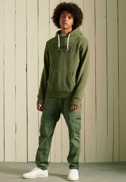 Superdry CORE LOGO AMERICAN CLASSICS - Hoodie - Chive