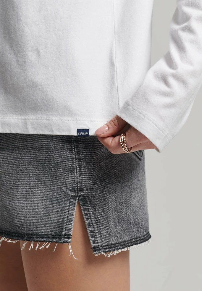 Superdry VINTAGE - Long Sleeved Top - Rodeo White 2 Superdry VINTAGE - Long Sleeved Top - Rodeo White - Image 2