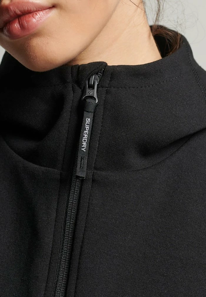 Superdry CODE TECH HUPPARI - Zip-up Sweatshirt - Black 4 Superdry CODE TECH HUPPARI - Zip-up Sweatshirt - Black - Image 4