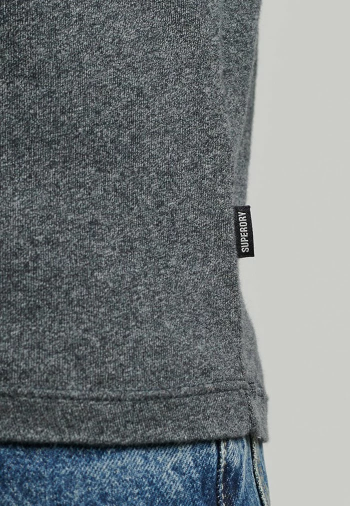 Superdry VINTAGE LOGO MICRO - Basic T-shirt - Asphalt Grit 6 Superdry VINTAGE LOGO MICRO - Basic T-shirt - Asphalt Grit - Image 6