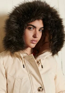 Superdry ROOKIE - Down Coat - Oatmeal -Superdry Shop 028bd3576b074806be2519cc3d8e8b0c