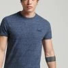 Superdry VINTAGE - Basic T-shirt - Creek Navy Heather