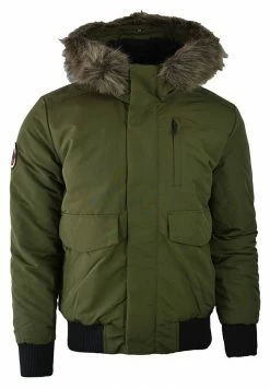 Superdry EVEREST - Bomber Jacket - Surplus Goods Olive -Superdry Shop 02af57db5dca46e48c4c7cdbfa9637c9
