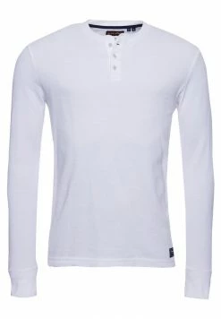 Superdry Long Sleeved Top - Brilliant White -Superdry Shop 02b0dcdf8293466893bc40d2d149457c