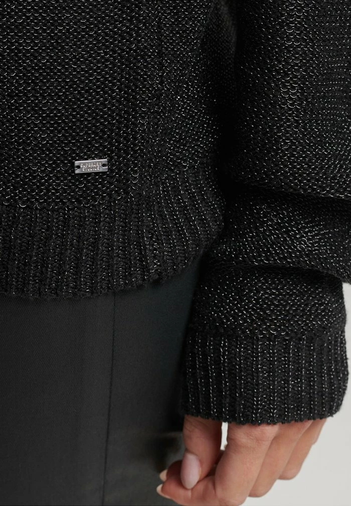 Superdry CREW NECK - Jumper - Black 3 Superdry CREW NECK - Jumper - Black - Image 3