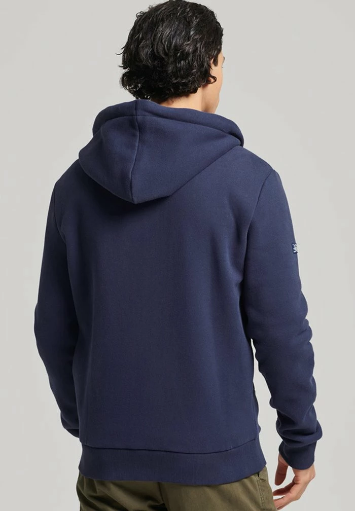 Superdry VINTAGE CORE LOGO SEASONAL - Zip-up Sweatshirt - Atlantic Navy 2 Superdry VINTAGE CORE LOGO SEASONAL - Zip-up Sweatshirt - Atlantic Navy - Image 2