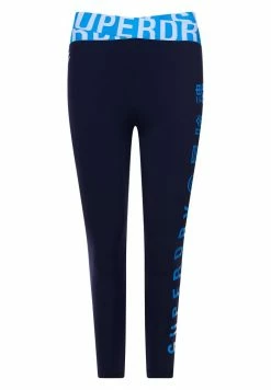Superdry Leggings - Trousers - Rich Navy Aqua -Superdry Shop 0349281bf45d44f2b3b1e10d9fd2ffa2