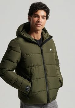 Superdry Winter Jacket - Dark Moss