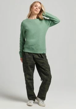 Superdry VINTAGE LOGO CREW - Sweatshirt - Winter Mint Marl -Superdry Shop 03b9e83973624c7b858c9224e1c1de6b