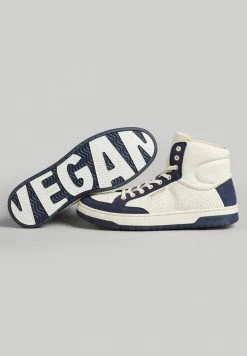 Superdry High-top Trainers - Off White Navy 8 Superdry High-top Trainers - Off White Navy -Superdry Shop 03c13d90593442a583c275537c14f20d