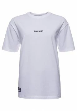 Superdry CODE MICRO - Basic T-shirt - Optic 7 Superdry CODE MICRO - Basic T-shirt - Optic -Superdry Shop 03cc8967adc1469dba525d9a2132a75a