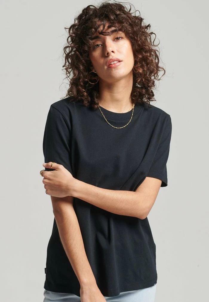 Superdry VINTAGE LOGO TEE - Basic T-shirt - Black 1 Superdry VINTAGE LOGO TEE - Basic T-shirt - Black