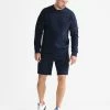 Superdry Shorts - Navy Marl/dark Grey