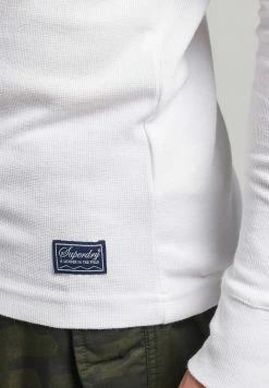 Superdry Long Sleeved Top - Brilliant White -Superdry Shop 0478f6d5fd5a410bb18027b11e918dc3