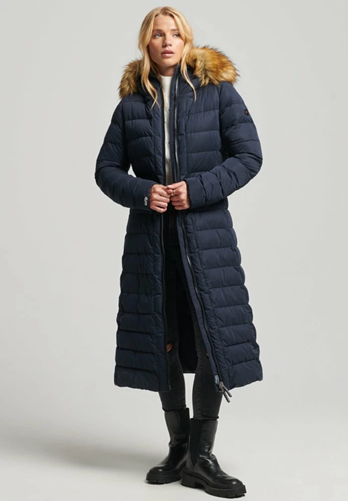 Superdry Winter Coat - Navy 1 Superdry Winter Coat - Navy