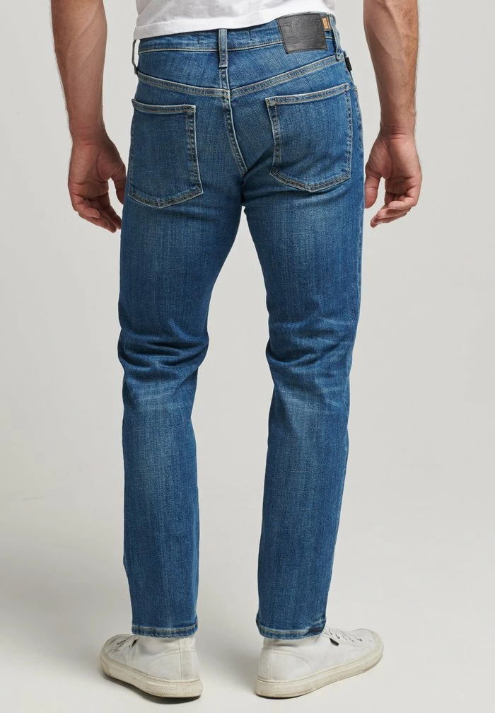 Superdry Slim Fit Jeans - Mercer Mid Blue 3 Superdry Slim Fit Jeans - Mercer Mid Blue - Image 3