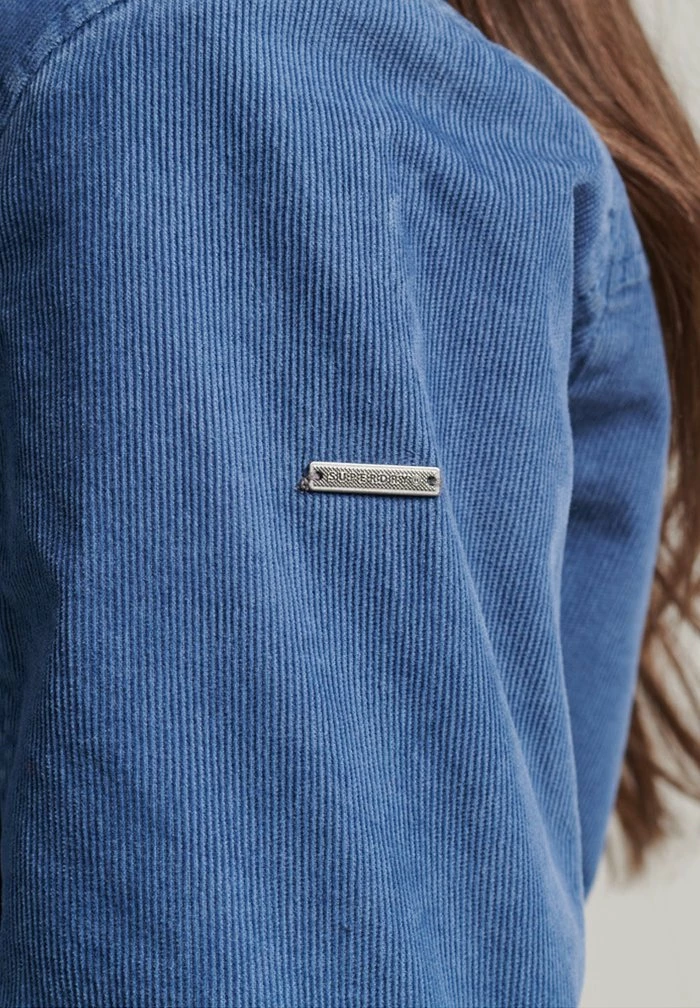 Superdry BORG LINED INDIE - Denim Jacket - Mid Wash Indigo 6 Superdry BORG LINED INDIE - Denim Jacket - Mid Wash Indigo - Image 6