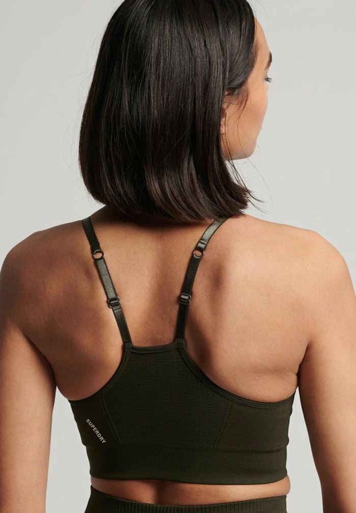 Superdry CONTOUR - Bustier - Surplus Goods Olive 2 Superdry CONTOUR - Bustier - Surplus Goods Olive - Image 2
