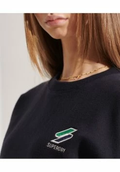 Superdry SPORTSTYLE ESSENTIAL - Sweatshirt - Deep Navy -Superdry Shop 04dea253e3bb4d5485f027b7f7e5d55a