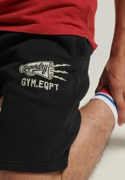 Superdry VINTAGE ATHLETIC - Shorts - Black -Superdry Shop 04eda9c9ca1b4944a2b49ff789f1bf94