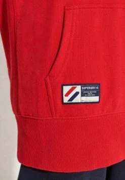 Superdry CODE ORGANIC ESSENTIAL OVERSIZED - Hoodie - Risk Red -Superdry Shop 055fafeca30e46ab82a1b00b6db40ade
