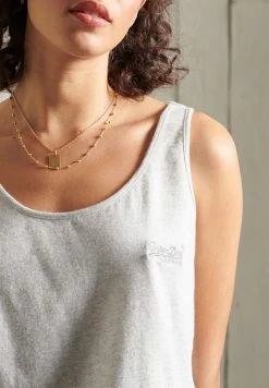 Superdry Top - Light Grey Marl -Superdry Shop 055fc082348f48ceb22fdea84124cc65