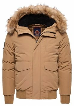 Superdry EVEREST - Winter Jacket - Camel -Superdry Shop 0562af44253c4445b6599bd5cdccef9f