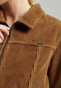 Superdry VINTAGE CROPPED - Summer Jacket - Hazelnut -Superdry Shop 057610488ee0474f87f7a5bfa4a23aee