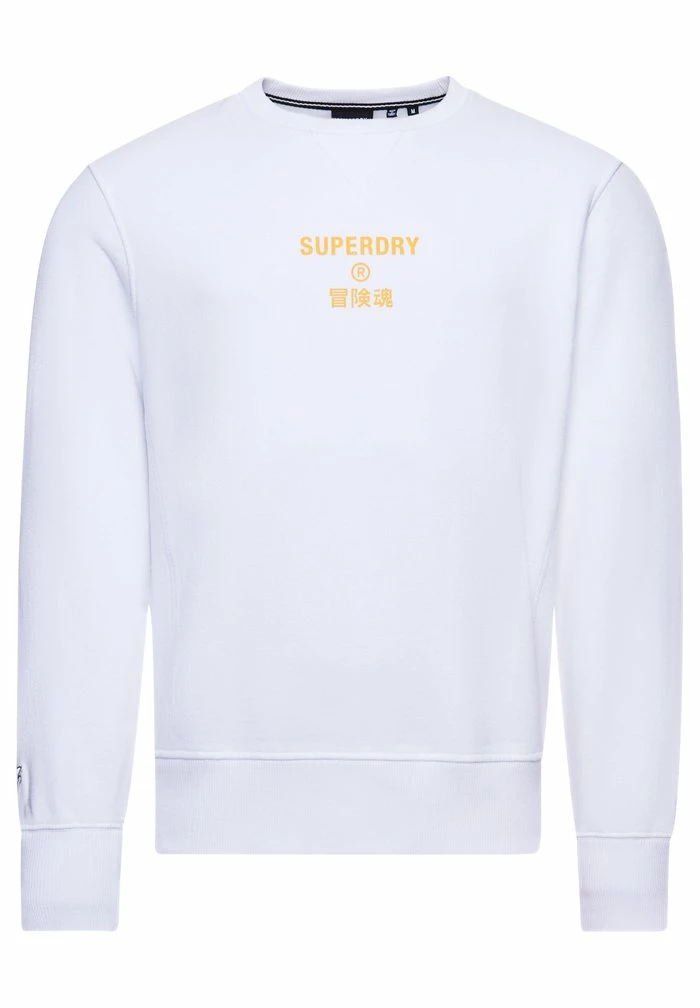 Superdry INDEPENDENT CREW - Sweatshirt - Optic 4 Superdry INDEPENDENT CREW - Sweatshirt - Optic - Image 4