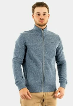 Superdry Zip-up Sweatshirt - Bleu