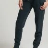 Superdry VINTAGE LOGO EMBROIDERED - Tracksuit Bottoms - Eclipse Navy
