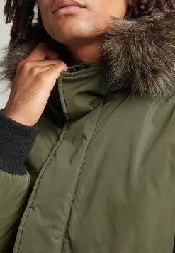 Superdry EVEREST - Winter Jacket - Army Khaki -Superdry Shop 06560bcdcd61453ea0f9448164bfeff4