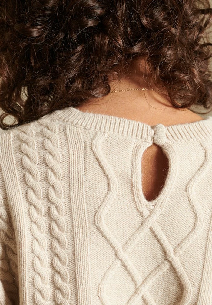 Superdry Jumper - Sand Marl 6 Superdry Jumper - Sand Marl - Image 6
