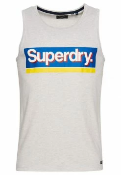 Superdry VINTAGE CORE - Top - Glacier Grey Marl -Superdry Shop 06716f17de4c45b2a009e64ca591f2d0