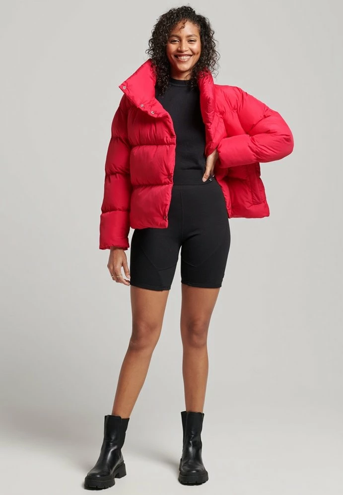 Superdry PUFFER - Winter Jacket - Highland Berry 2 Superdry PUFFER - Winter Jacket - Highland Berry - Image 2