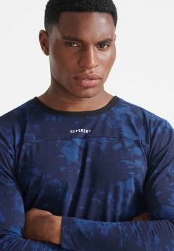 Superdry Long Sleeved Top - Navy Tie Dye -Superdry Shop 06d870d4af0d48018675ffc780b7f969