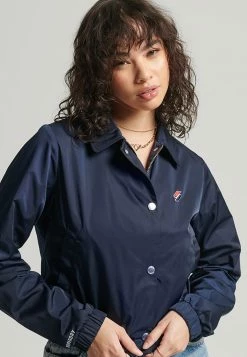 Superdry ESSENTIAL COACH - Light Jacket - Deep Navy -Superdry Shop 06e3c14c0e7c49d89e4c1cd1585a2b2d
